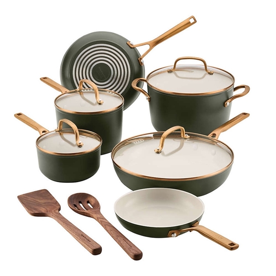 Picture of KitchenAid Design Series Evergreen Hard Anodized 12PC Set