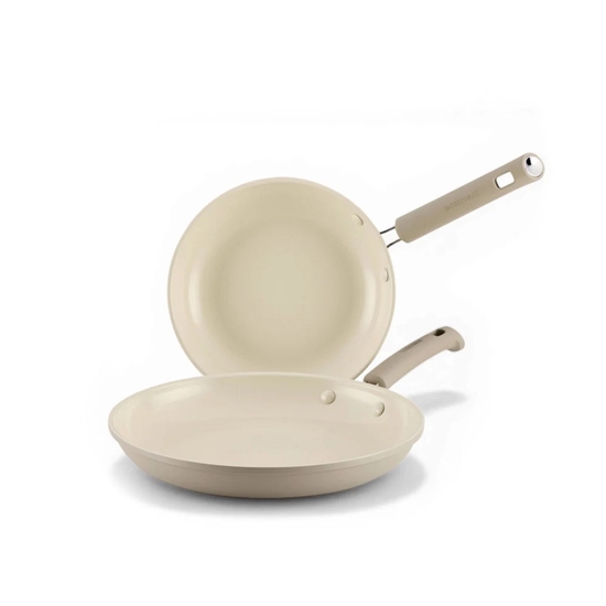 Picture of Farberware TrueCook Ceramic Plus Frying Pan Set - Taupe