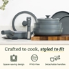 Picture of Cuisinart 13PC Nonstick Detachable Handle Cookware - Earl Grey