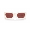 Picture of Coach Rectangular Sunglasses with White Frame