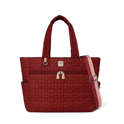 Picture of Brighton Heart Beat Amara Large Tote - Garnet