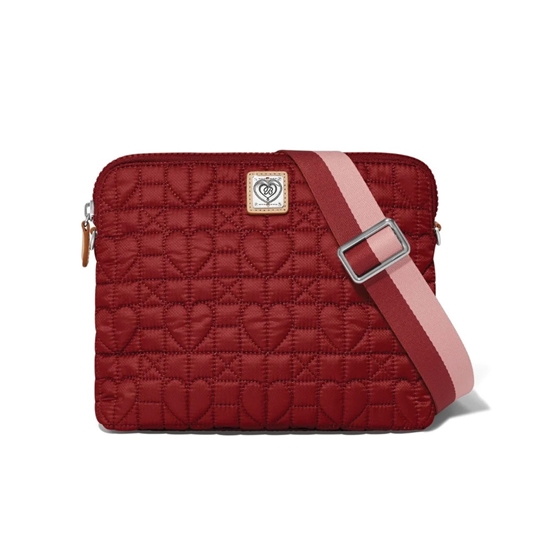 Picture of Brighton Heart Beat Alina Medium Crossbody - Garnet