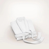 Picture of Boll & Branch Waffle Robe - White/Shore, X-Large