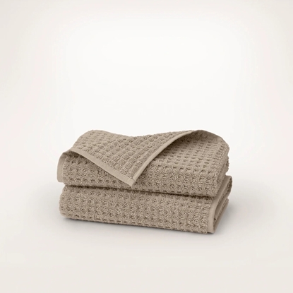 Picture of Boll & Branch Turkish Waffle Hand Towel Set - Oak, Multi