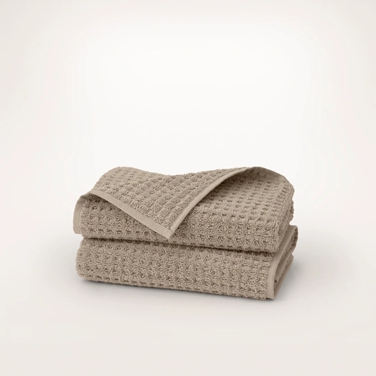 Picture of Boll & Branch Turkish Waffle Hand Towel Set - Oak, Multi