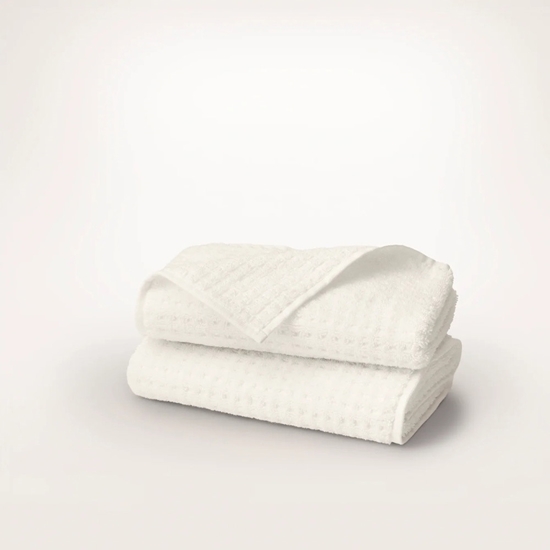 Picture of Boll & Branch Turkish Waffle Hand Towel Set - Cream, Multi