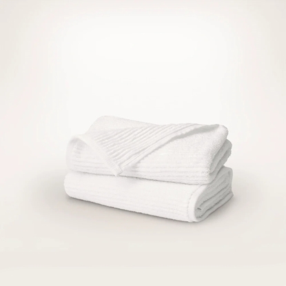 Picture of Boll & Branch Turkish Ribbed Hand Towel Set - White, Multi