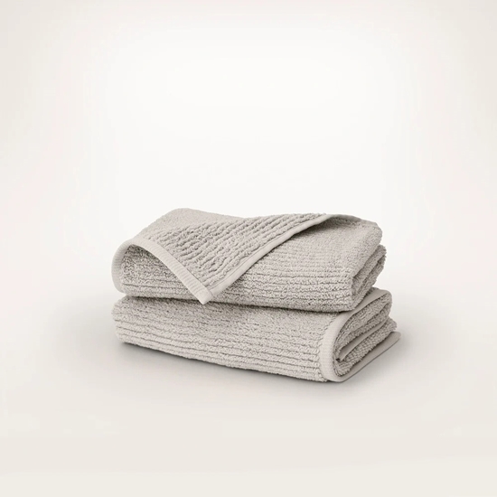 Picture of Boll & Branch Turkish Ribbed Hand Towel Set - Pewter, Multi