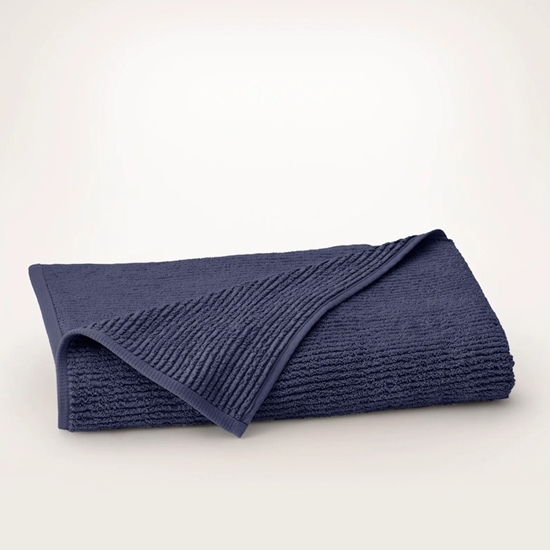Picture of Boll & Branch Turkish Ribbed Bath Sheet- Coastal Nvy, One Size