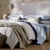Picture of Boll & Branch Signature Piped Edge Sheet Set - Hydr/Wht, Full