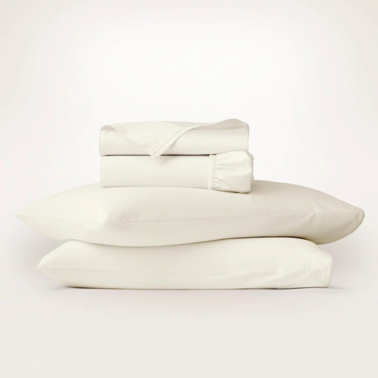 Picture of Boll & Branch Signature Piped Edge Sheet Set - Cream, King