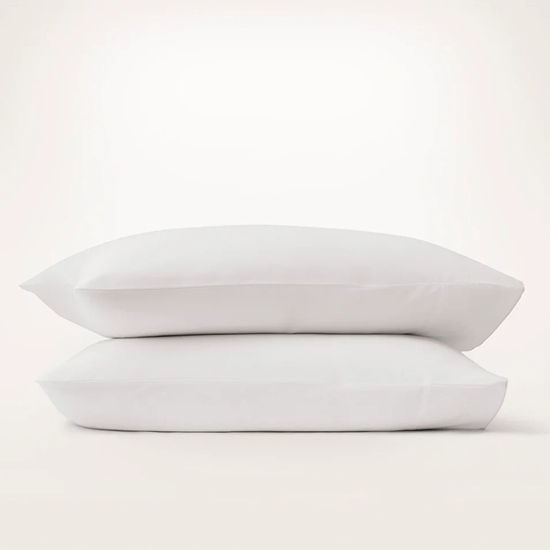 Picture of Boll & Branch Signature Piped Edge Pillowcase Set - Wht, King