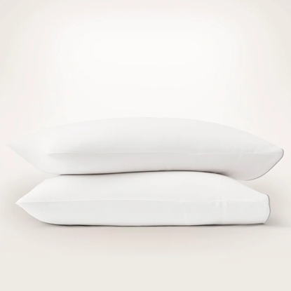Picture of Boll & Branch Signature Piped Edge Pillowcase Set- Wh/Shr, Std