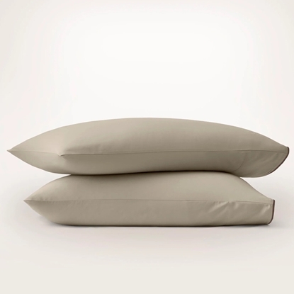 Picture of Boll & Branch Signature Piped Edge Pillowcase Set - Ok/Wlnt, K