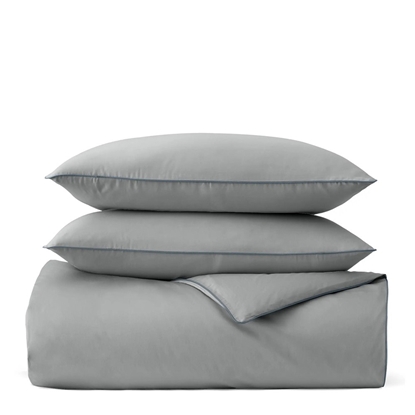 Picture of Boll & Branch Signature Piped Edge Duvet Set- Shre/Blst, K/Cal