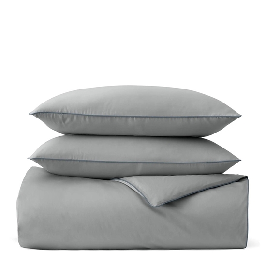 Picture of Boll & Branch Signature Piped Edge Duvet Set - Shore/Blst, F/Q