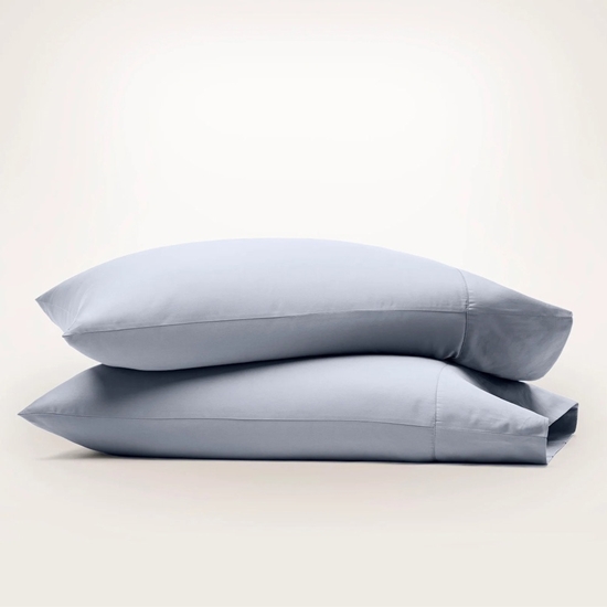 Picture of Boll & Branch Signature Hemmed Pillowcase Set- Hydrangea, King