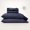 Picture of Boll & Branch Percale Hemmed Sheet Set - Coastal Navy, King