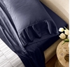 Picture of Boll & Branch Percale Hemmed Pillowcases - Coastal Navy, Stnd