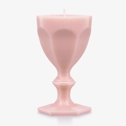 Picture of Baccarat Harcourt Wax Glass Candle - Pink