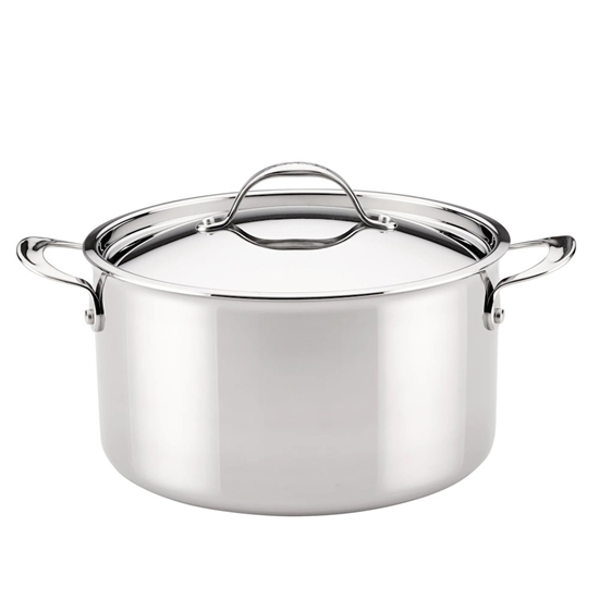 Picture of Anolon EverLast Tri-Ply Clad Stockpot with Lid