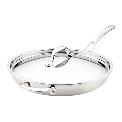 Picture of Anolon EverLast Tri-Ply Clad Fry Pan with Helper Handle