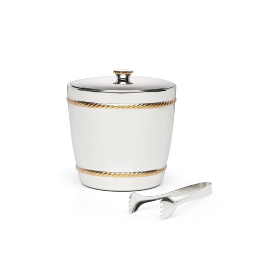 Picture of Reed & Barton Roseland Ice Bucket & Tongs
