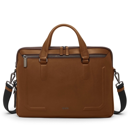 Picture of Tumi Harrison Sycamore Slim Brief - Cognac Bombe