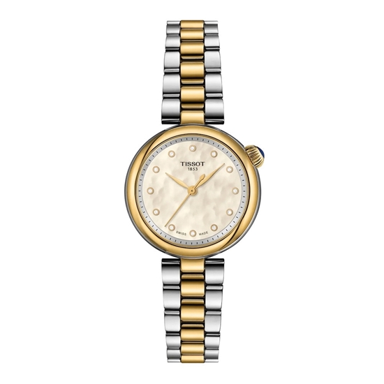 Picture of Tissot Desir 28MM Two-Tone Steel Watch with Gold Dial