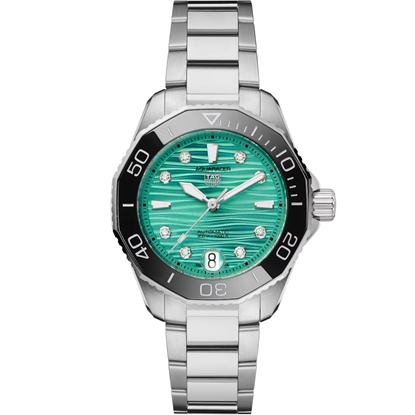 Picture of TAG Heuer Aquaracer 36MM Turqoise Dial with Diamonds
