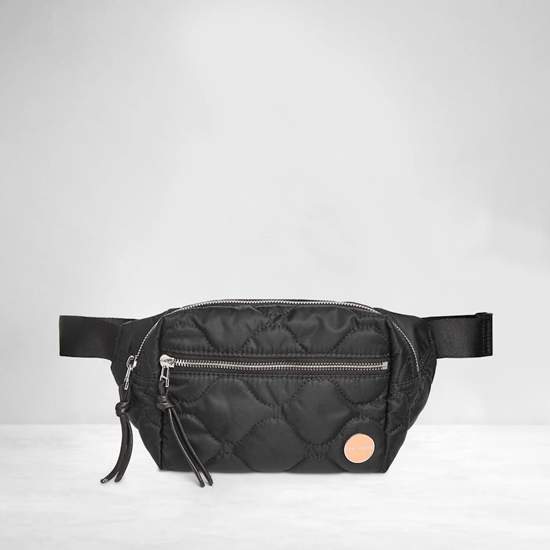 Picture of shortyLOVE Franny Quilted Belt Bag - Black