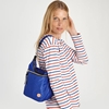 Picture of shortyLOVE Marcel Quilted Crossbody Bucket Bag - Blue