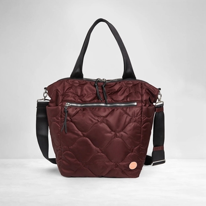 Picture of shortyLOVE Ranger Large Quilted Tote - Bordeaux