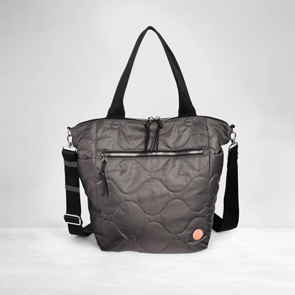Picture of shortyLOVE Ranger Large Quilted Tote - Pewter