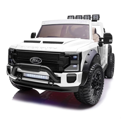 Picture of Moderno Ford F450 Custom 24V Kids Ride-On Truck - White