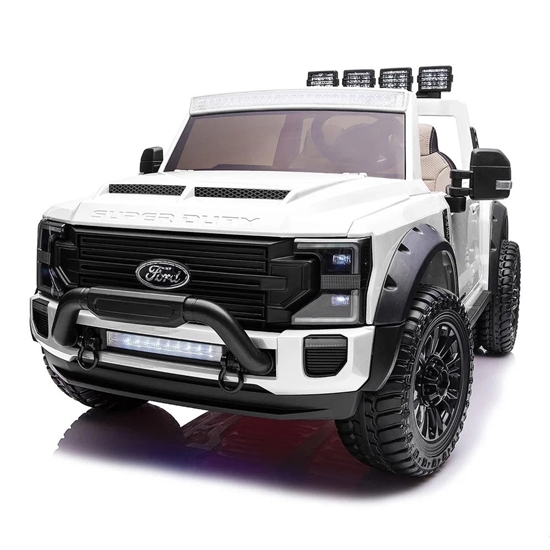 Picture of Moderno Ford F450 Custom 24V Kids Ride-On Truck - White