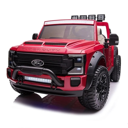 Picture of Moderno Ford F450 Custom 24V Kids Ride-On Truck - Cherry Red