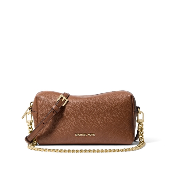 Picture of Michael Kors Bryant Small Soft Crossbody with Chain - Luggage