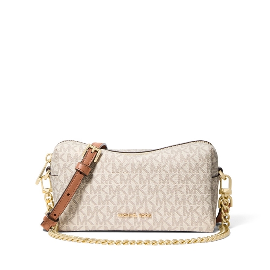 Picture of Michael Kors Bryant Signature Sm Crossbody w/ Chain- Van/Acrn