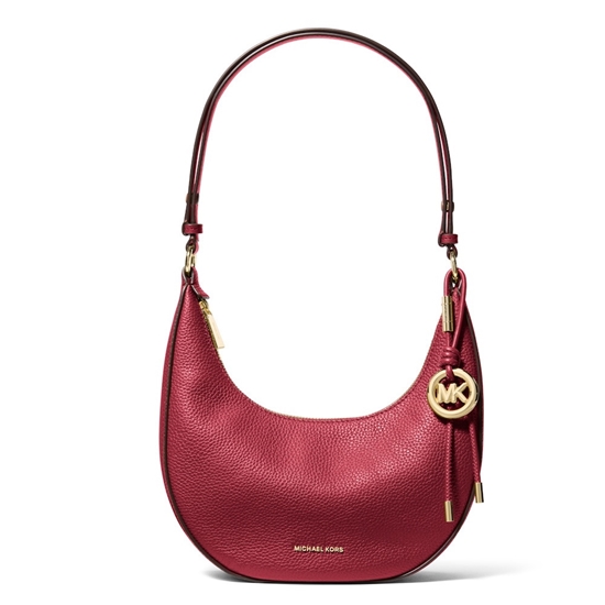 Picture of Michael Kors Nolita Small Convertible Pochette - Deep Red