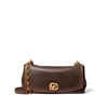 Picture of Michael Kors Bryant Small Turnlock Chain Shoulder - Chocolate