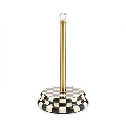 Picture of MacKenzie-Childs Courtly Check Paper Towel Holder
