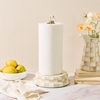 Picture of MacKenzie-Childs Mocha Check Paper Towel Holder
