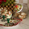 Picture of MacKenzie-Childs Cookie Jar With Deck The Halls Lid
