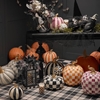Picture of MacKenzie-Childs Courtly Check Glossy Mini Pumpkin