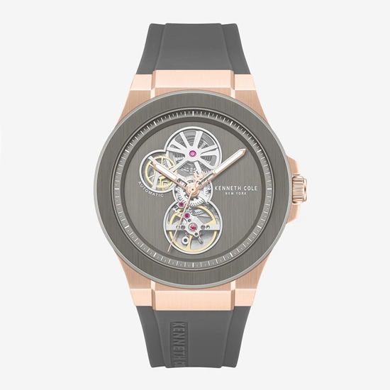 Picture of Kenneth Cole Two-Tone Automatic Watch - Rose Gold/Gunmetal