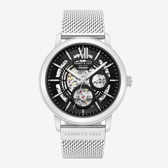 Picture of Kenneth Cole Stainless Steel Automatic Watch with Black Dial