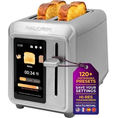 Picture of Kalorik Vivid Touch TFT 2-Slice Toaster - Stainless Steel
