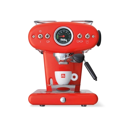 Picture of Illy X1 Anniversary ESE/Ground Espresso Machine - Red