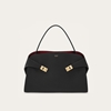 Picture of Ferragamo Large Hug Shoulder Bag - Black